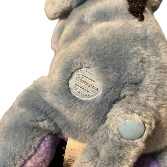 Disney Eeyore Detachable Tail Plush Stuffed Animal Blue & Purple Soft Toy - Picture 4 of 8